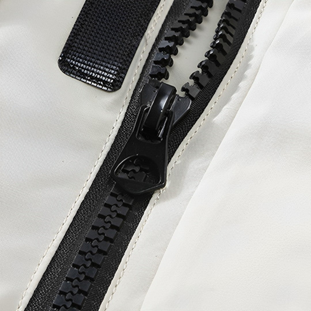 White XL Winter Fur Hooded Down Jacket Stylish Lightweight Quilted Warm Puffer Coat