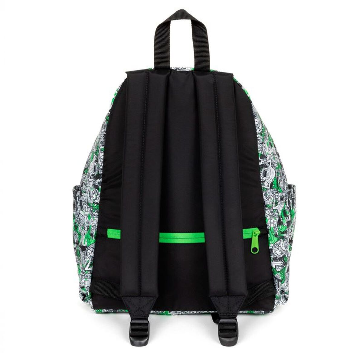 Ryggsäck Eastpak Day Pak'R, grön med doodle-mönster, unisex