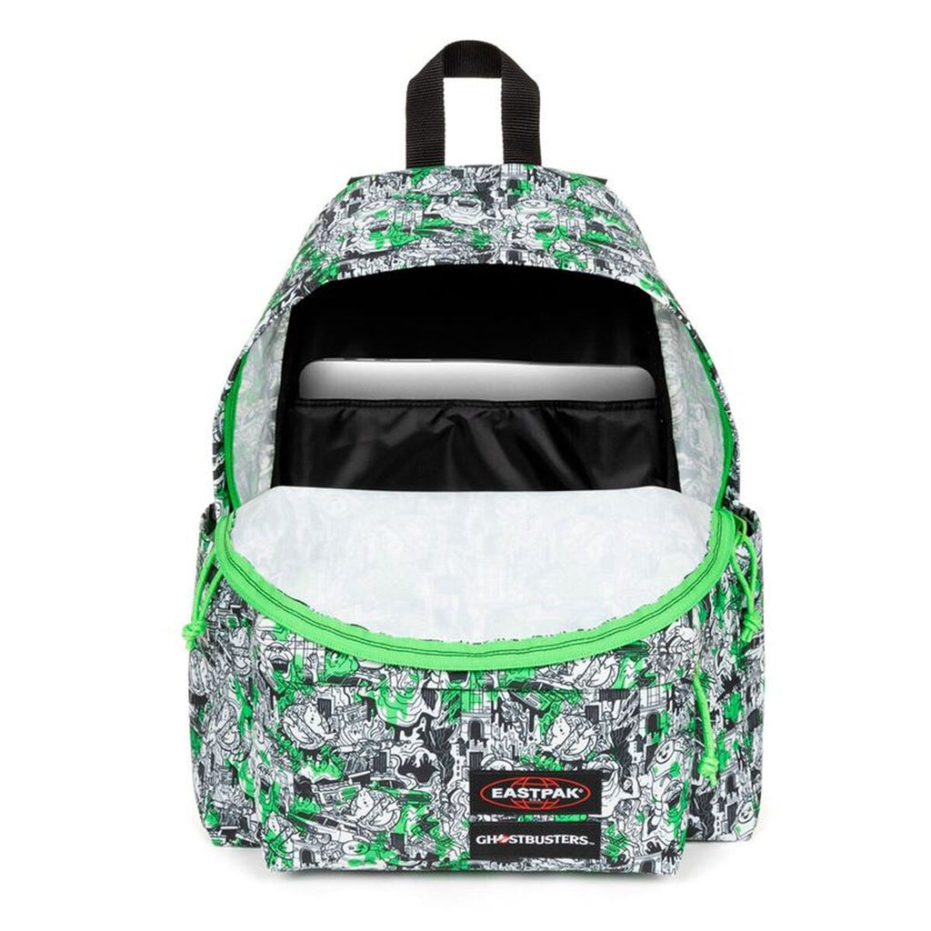 Ryggsäck Eastpak Day Pak'R, grön med doodle-mönster, unisex