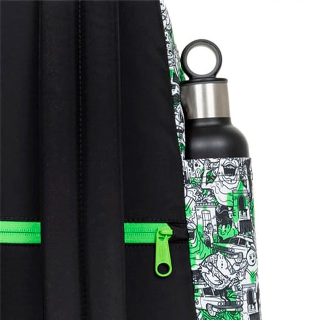 Ryggsäck Eastpak Day Pak'R, grön med doodle-mönster, unisex