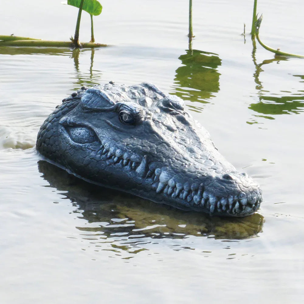 Simulated Crocodile Head Remote-Controlled Water Boat Toy