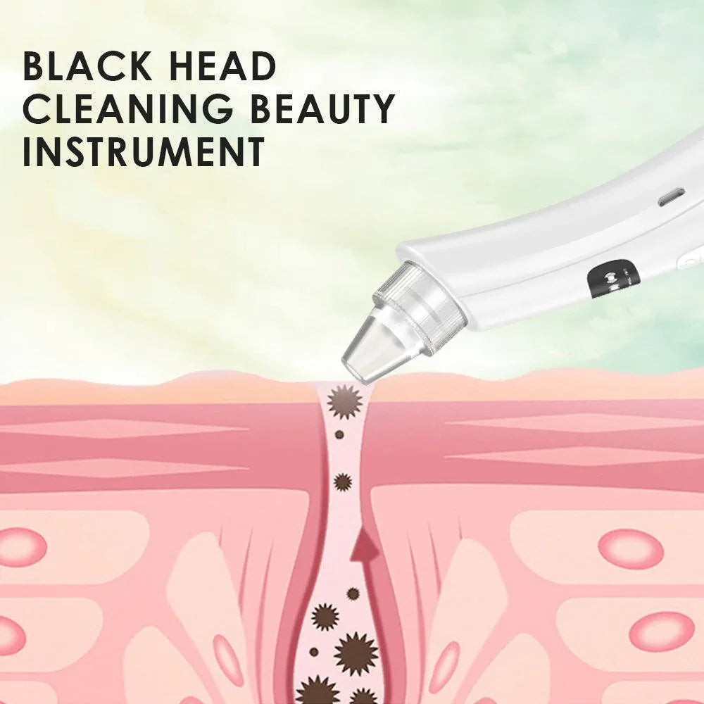 Electric 3 Suction Mode Face Cleansing Beauty Machine Blackhead Remover Skin Care Device
