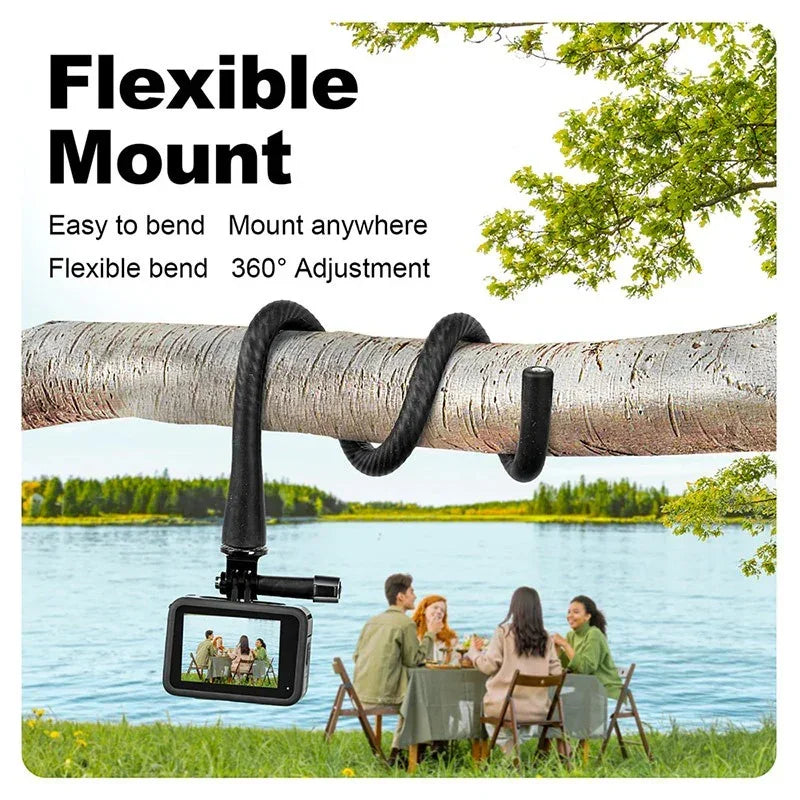 Telesin Flexible Mount – Flexible Svanhalsfäste 1/4" für GoPro