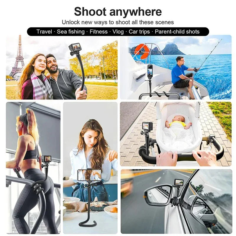 Telesin Flexible Mount – Flexible Svanhalsfäste 1/4" für GoPro
