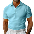 Short Sleeve Polo Shirt Men's Fashion Summer Lapel Shirt