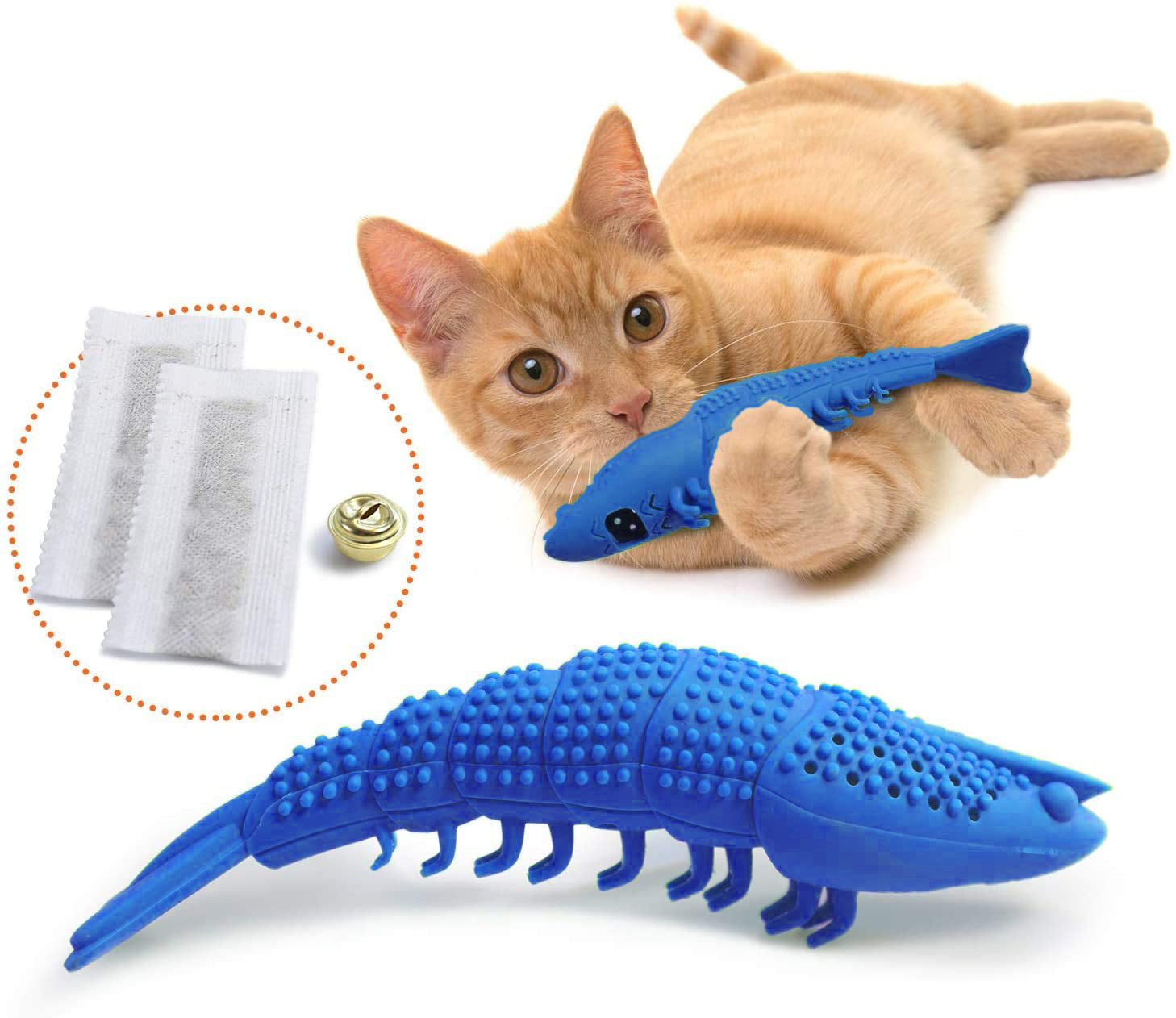 Spielzeug-Zahnbürste für Katzen