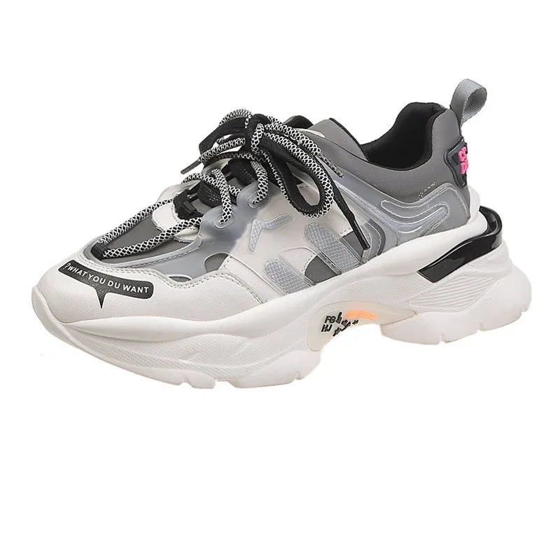 Thick Soled High Rise Summer Styles Sports Shoes For Women