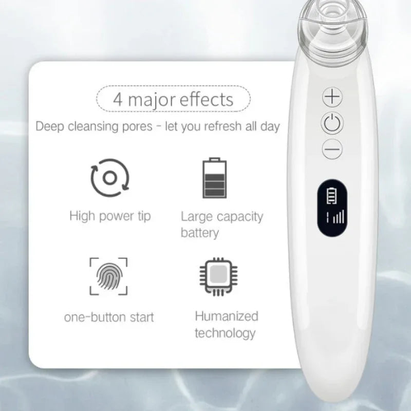 Electric Suction Facial Device Acne Blackhead Remover Pore Cleansing Beauty Device