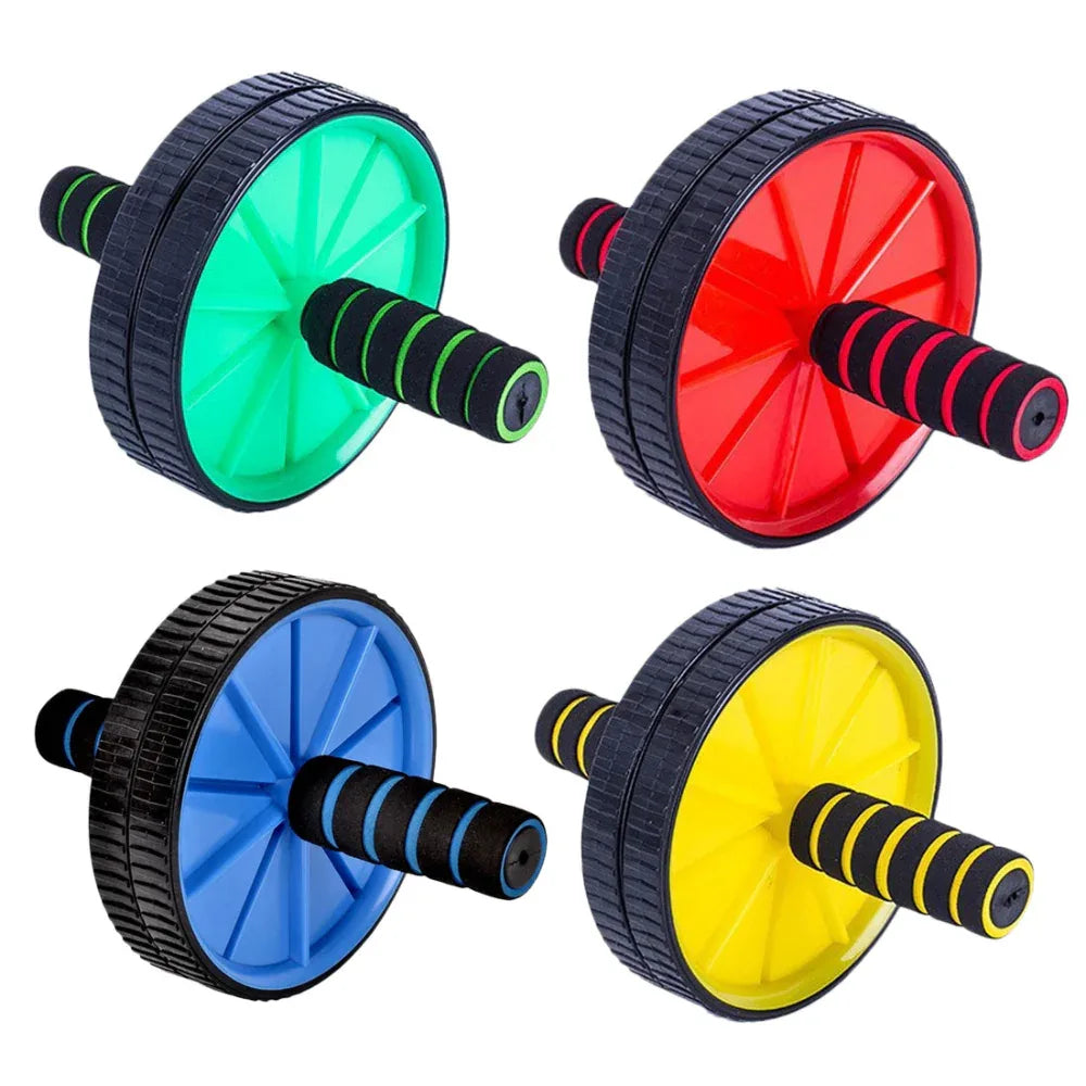 Double Abdominal Wheel Workout Equipment