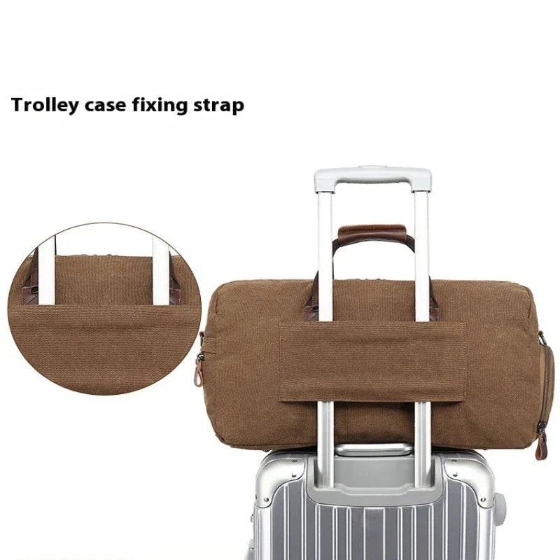 Men's Large Capacity Crossbody Travel Luggage Shoulder Bag