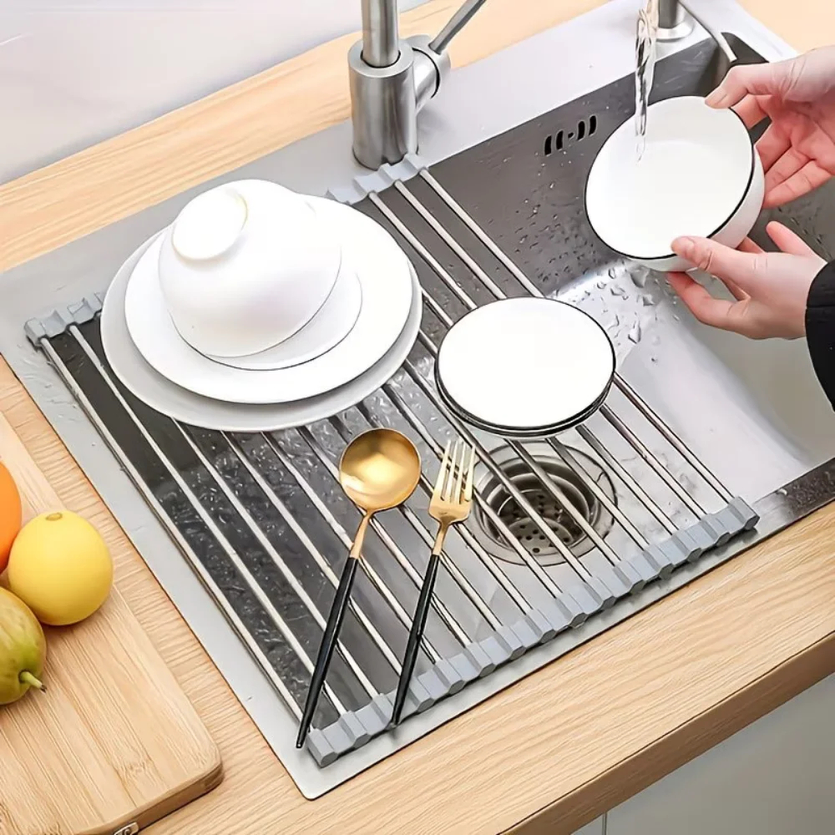 Foldable Sink Dish Rack