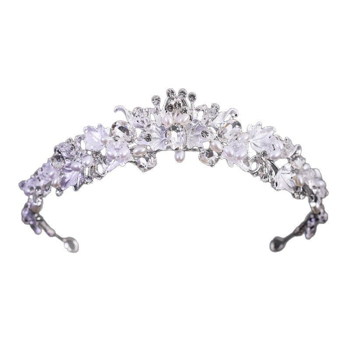 Crystal Floral Bridal Tiara