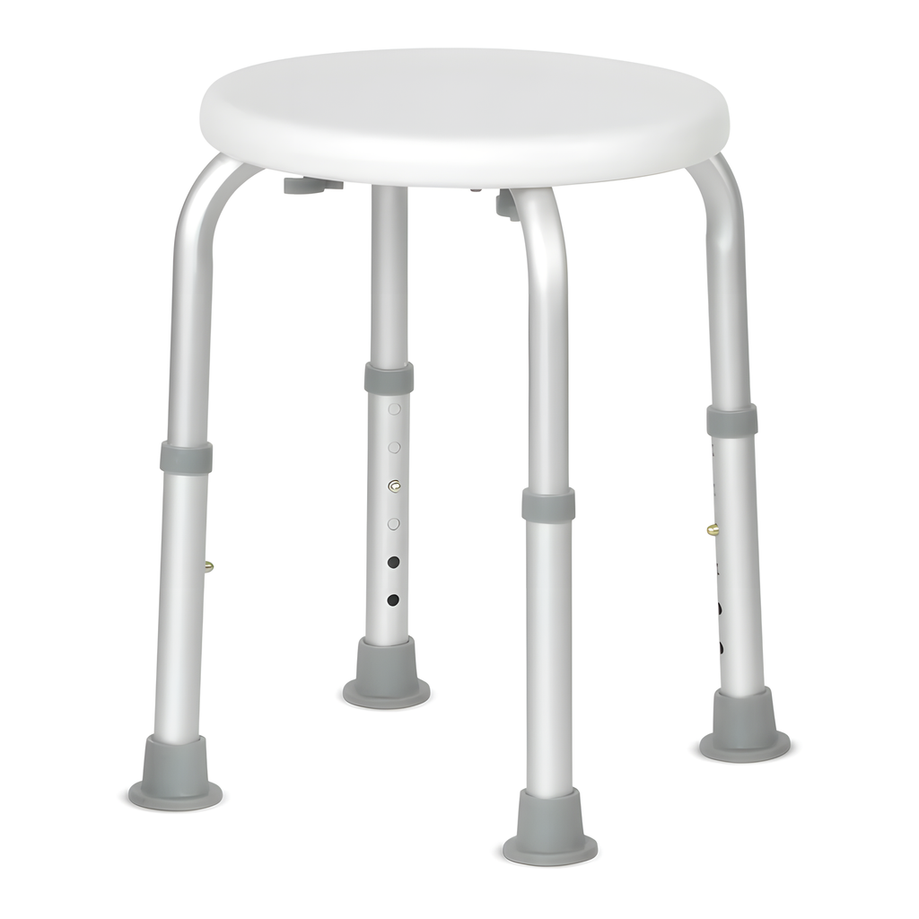 Adjustable Round Shower Stool