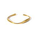 Minimalist Gold-Tone Open Cuff