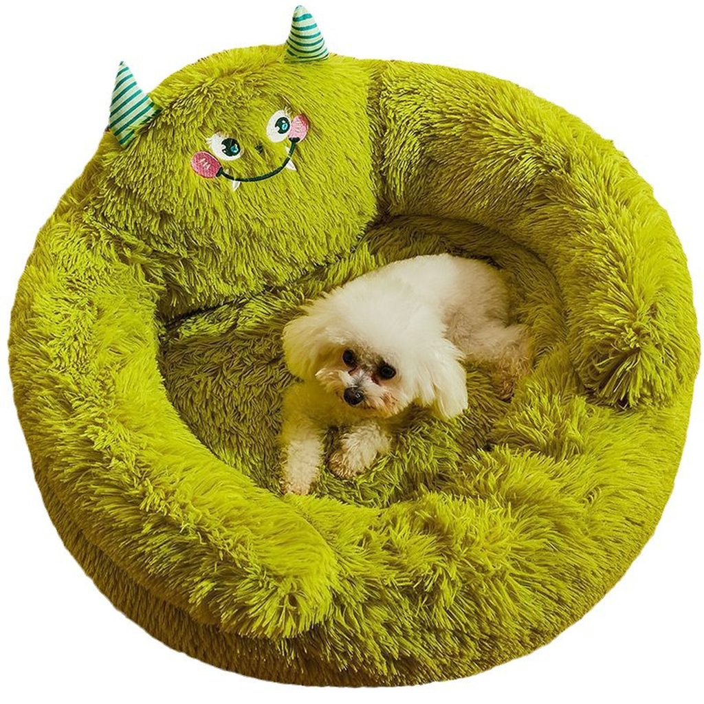 Round Plush Pet Bed