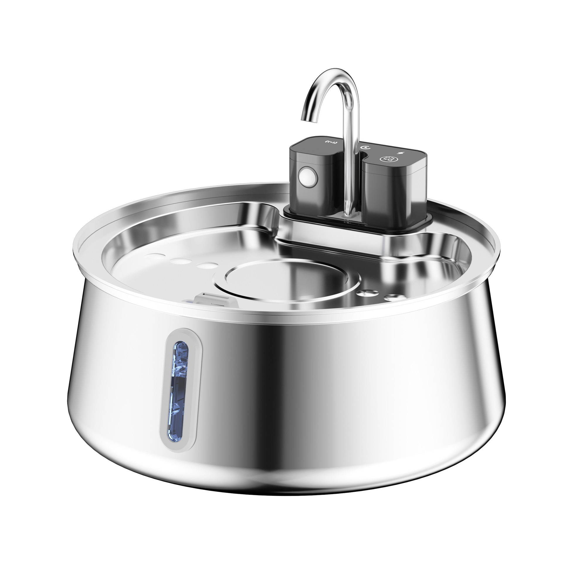 4L Stainless Steel Cat Water Fountain