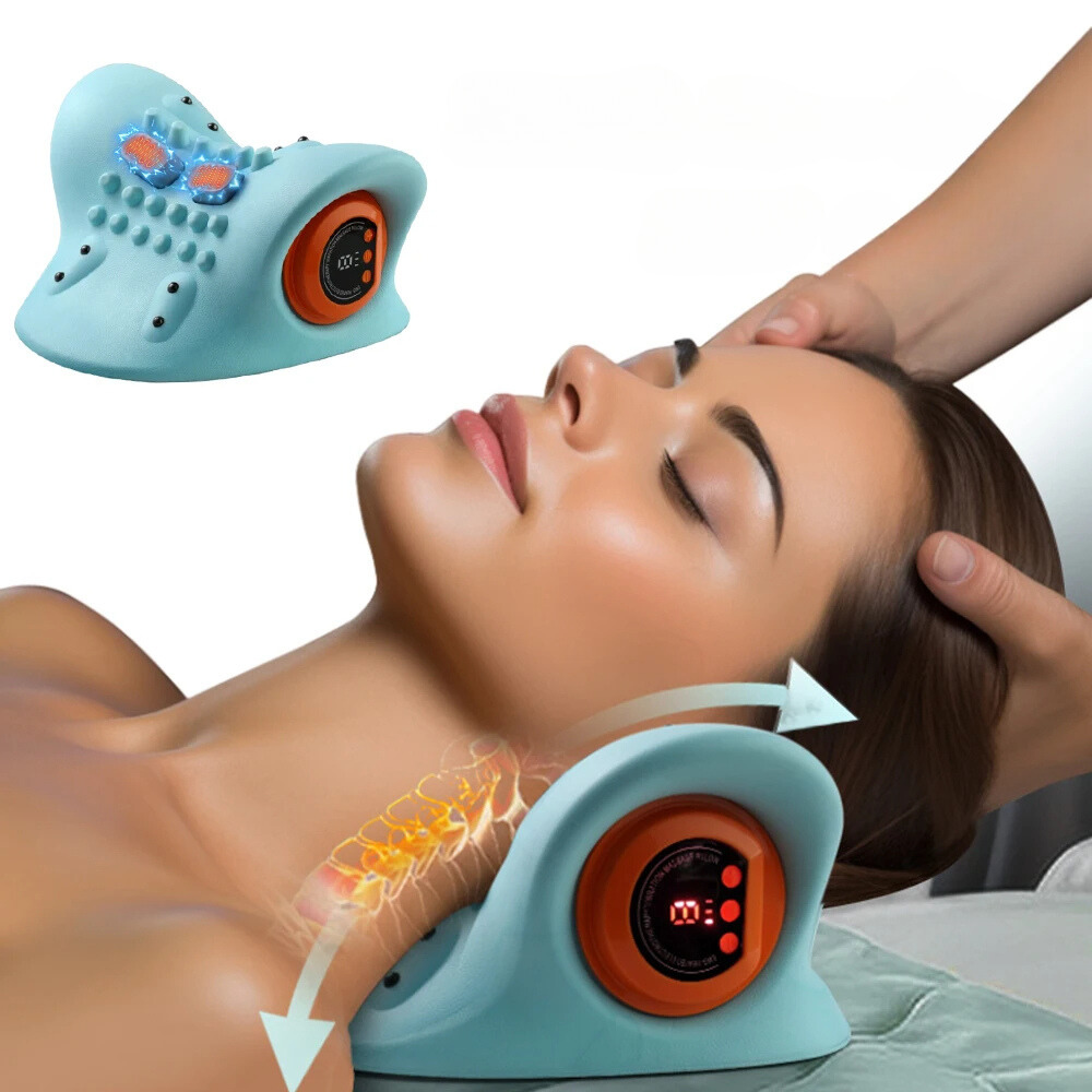EMS-Nackenmassagegerät mit Dehnungsfunktion