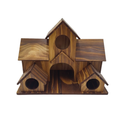 Wooden Multi-House Bird Shelter