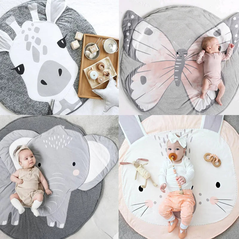Baby-Spielmatte mit Cartoon-Tieren