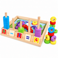 Wooden Arithmetic Learning Box