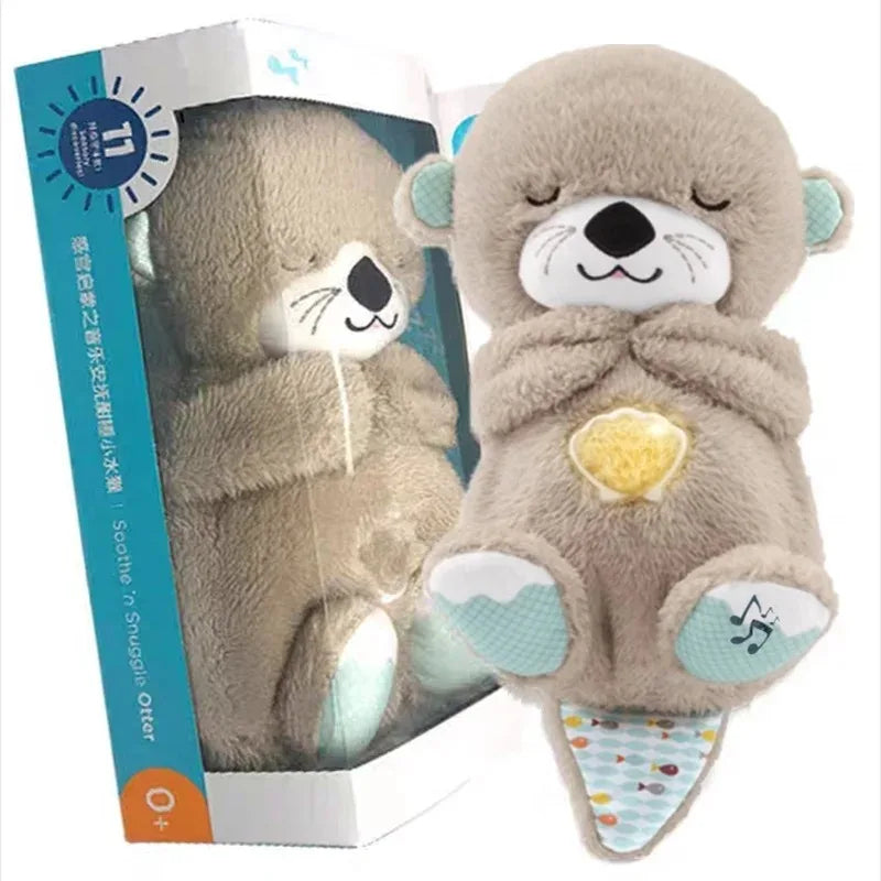 Atmendes Otterbaby-Plüschtier