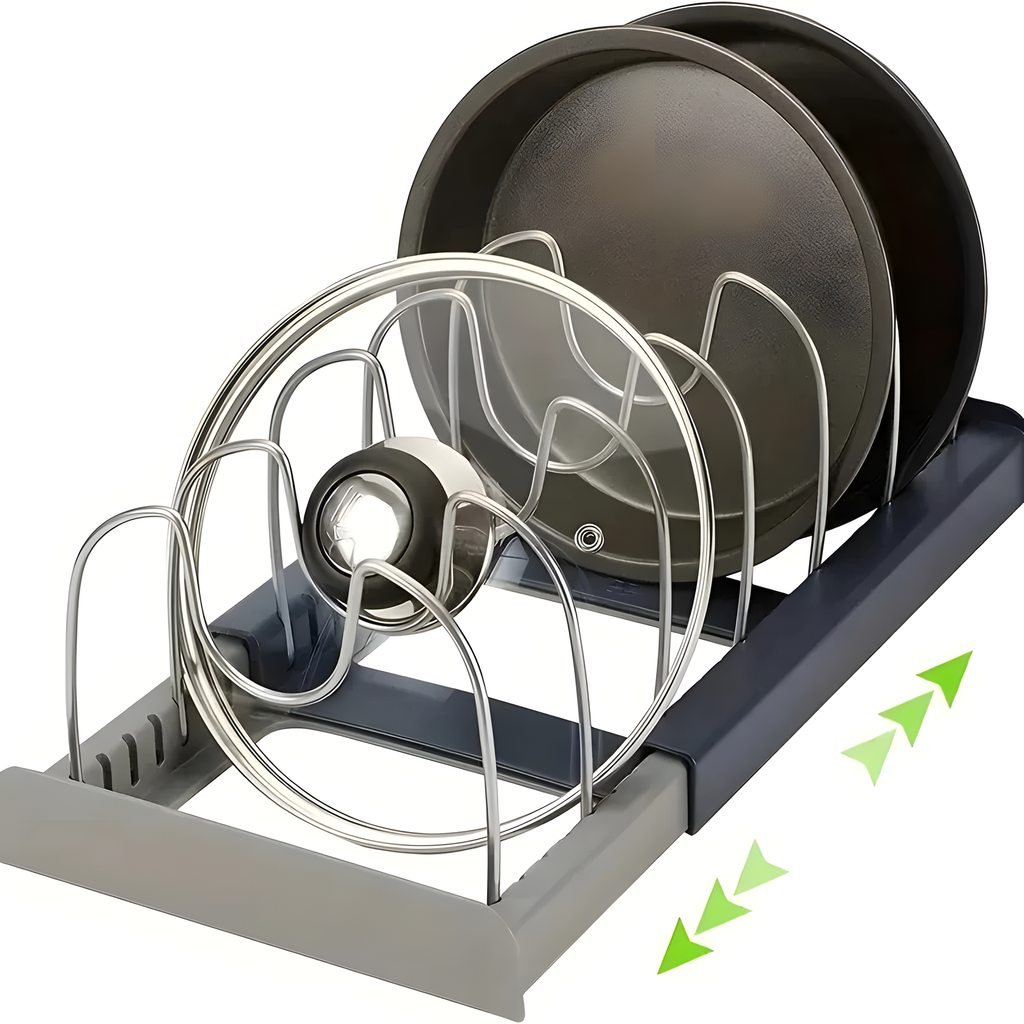 Adjustable Pot Lid Rack