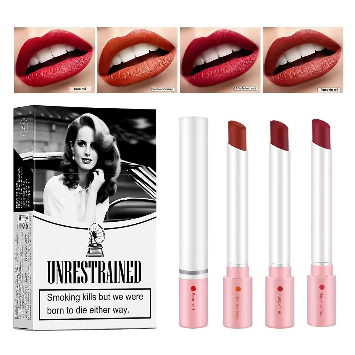 Cigarette Lipstick Set