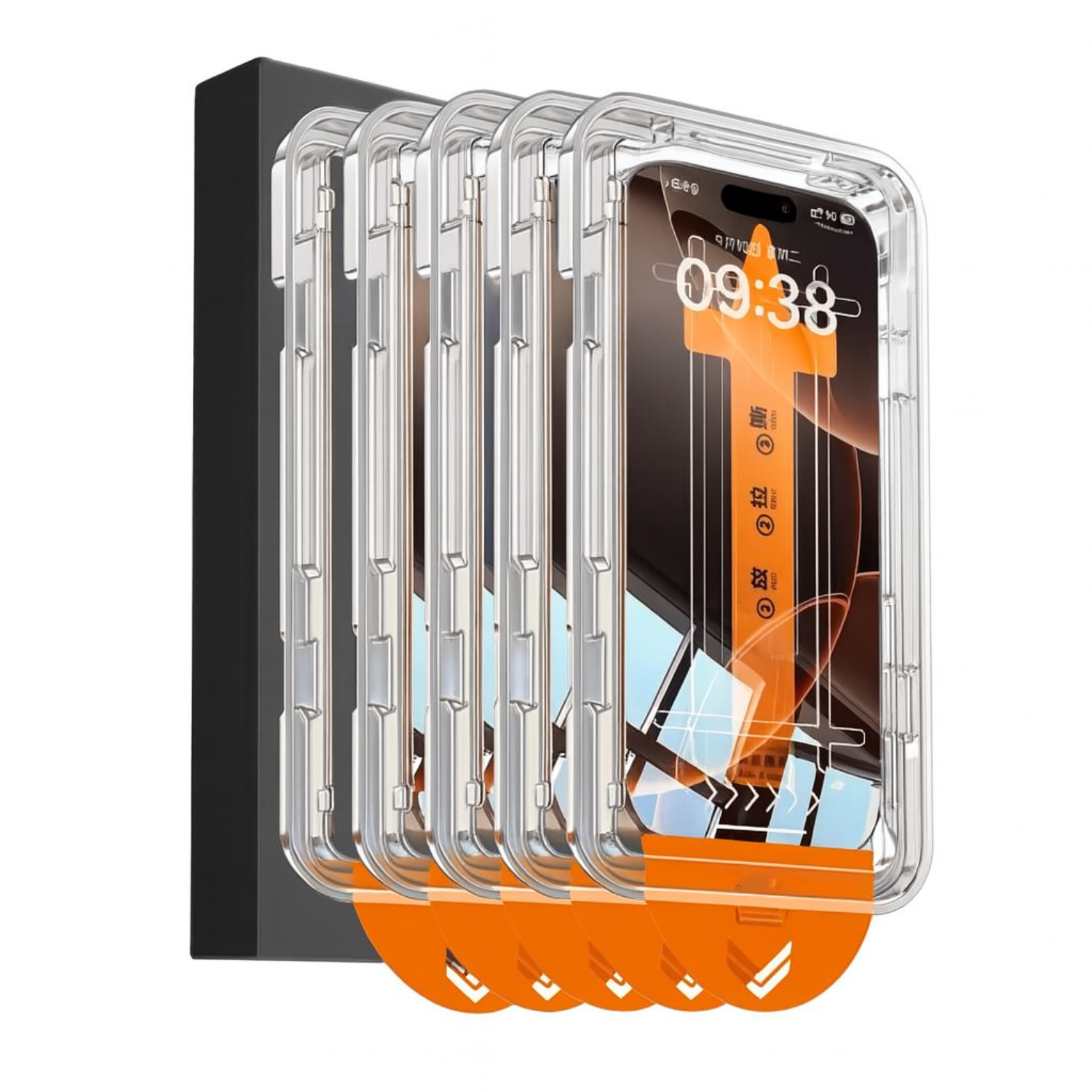 5er-Packung oleophobe Displayschutzfolie