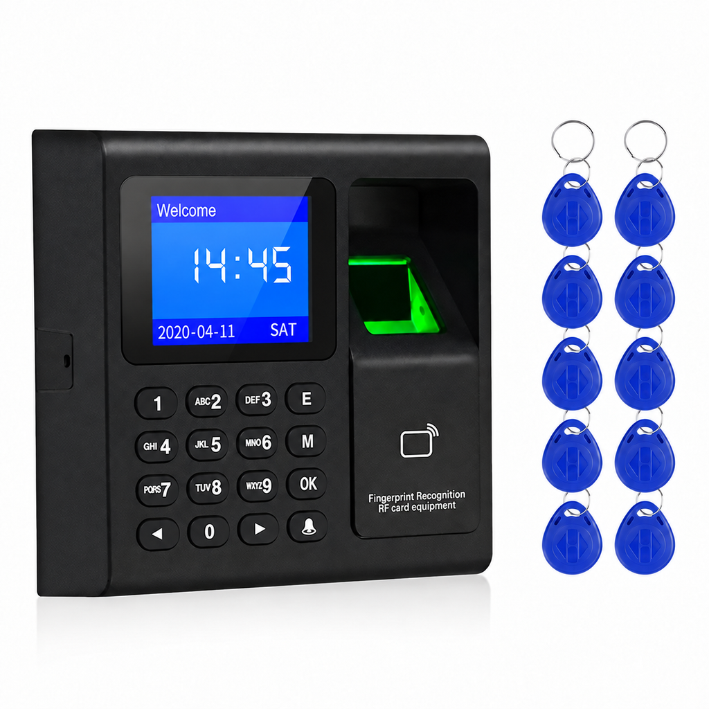 Fingerprint Keypad Access Reader with 10 Fobs
