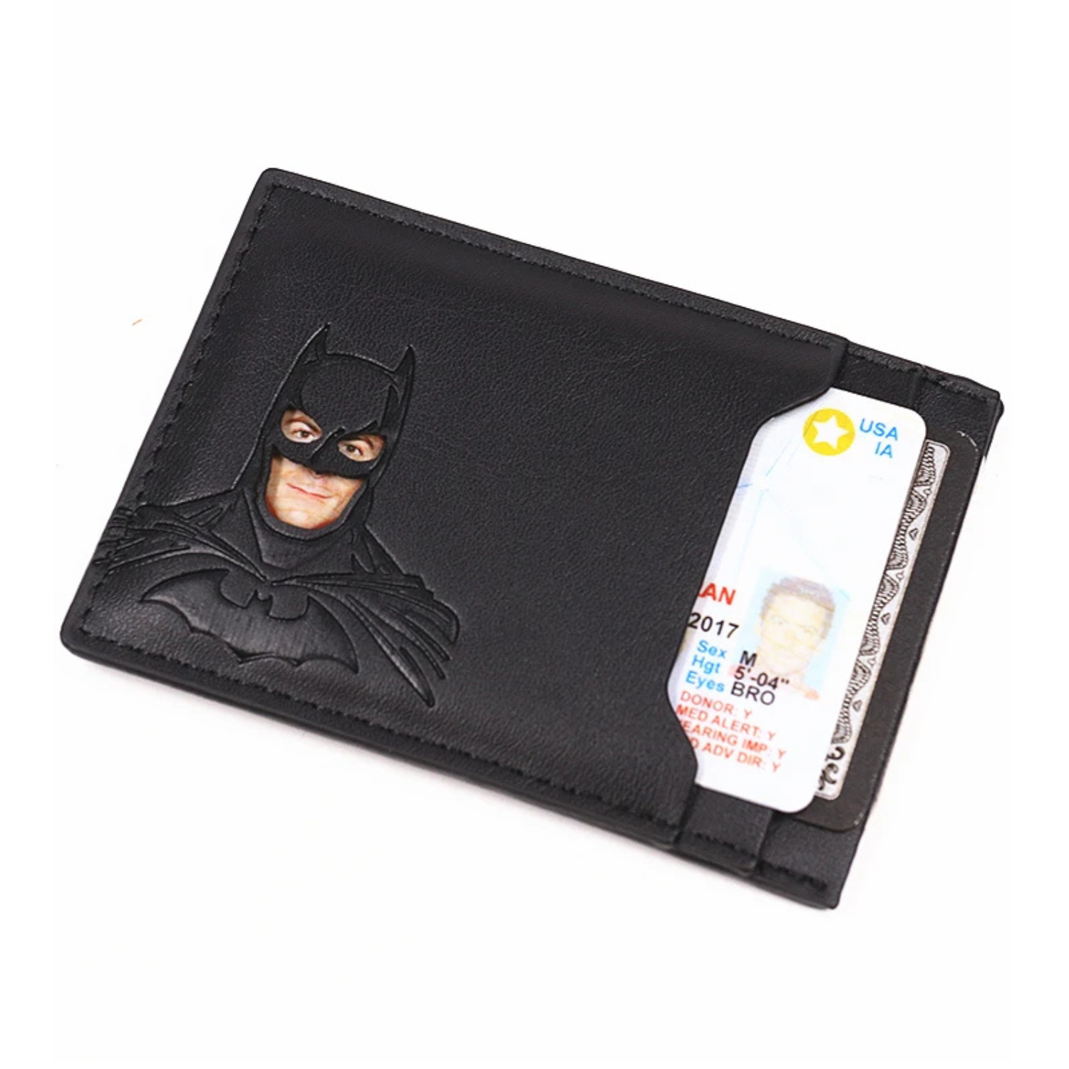 Bat ID Leather Wallet