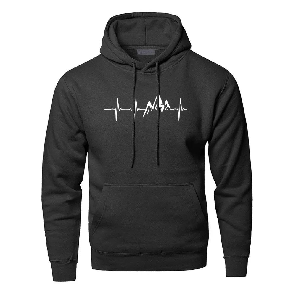 Men's Warm Comfortable Polyester Hoodie