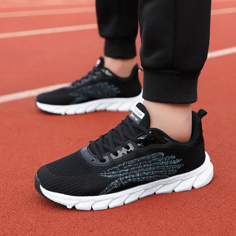Men's And Women's Flying Woven Breathable Unisex Running Shoes Couple's Casual Sneakers