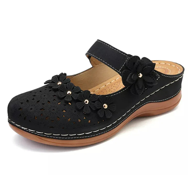 Summer Shoes Vintage flowers Wedge Women's Sandals
