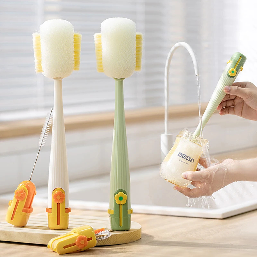 Five-in-One Bottle Cleaning Brush