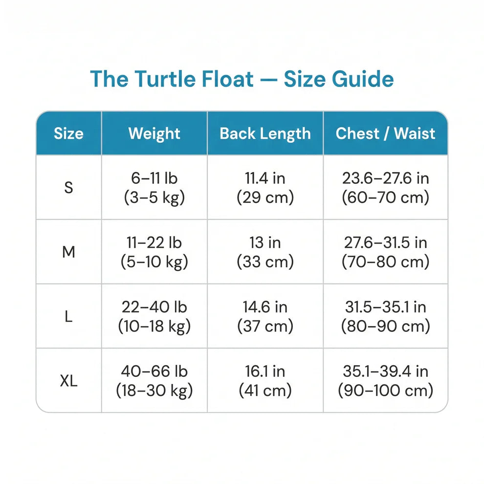 Dog Turtle Swimming Vest