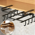 No-Drill Under-Cabinet Storage Rack
