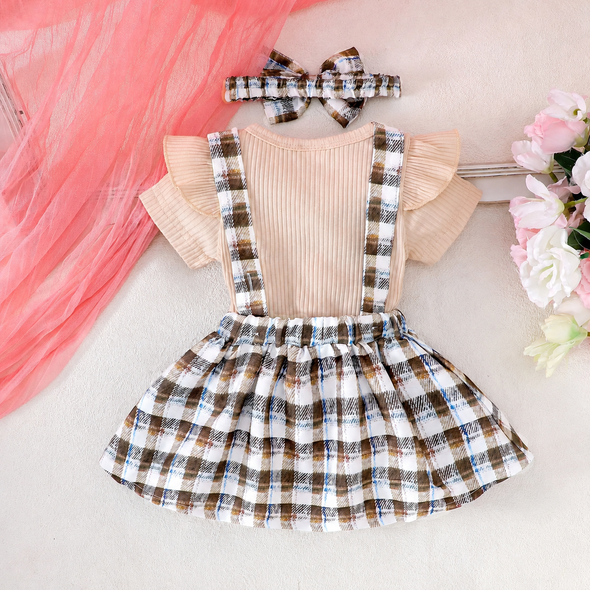 Baby Rabbit Pinafore Outfit