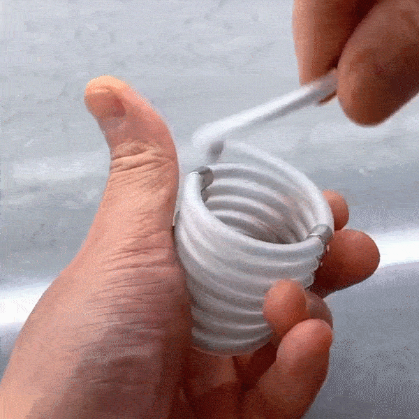 Magnetisches Handy-Ladekabel, selbstaufrollend