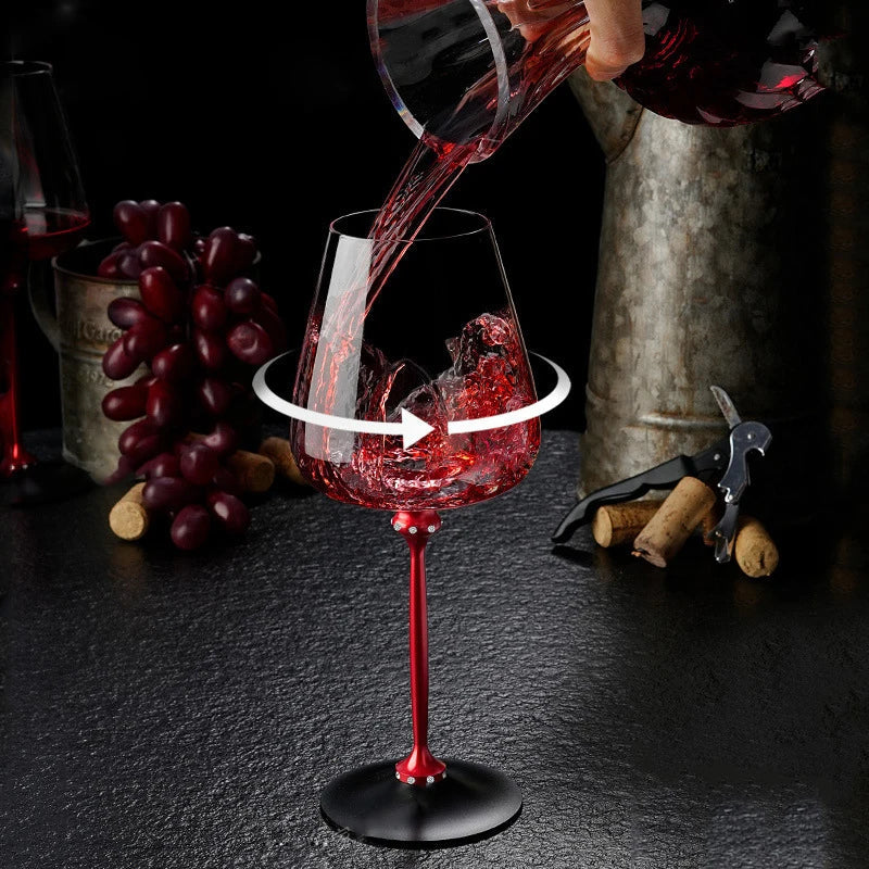 Spinning Wine Glass