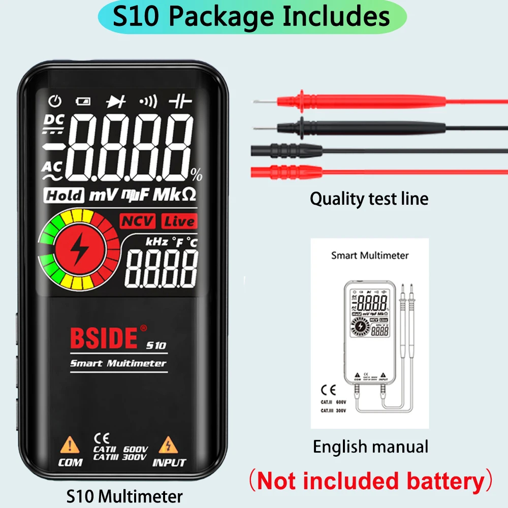 Smart Digital Multimeter with Color Display