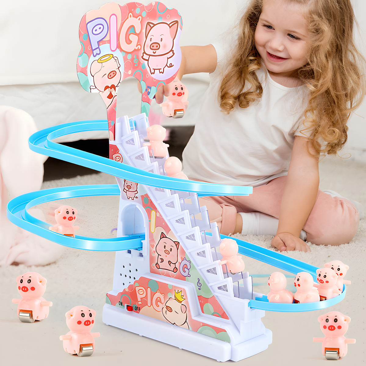 Automatic Stair-Climbing Duck Track