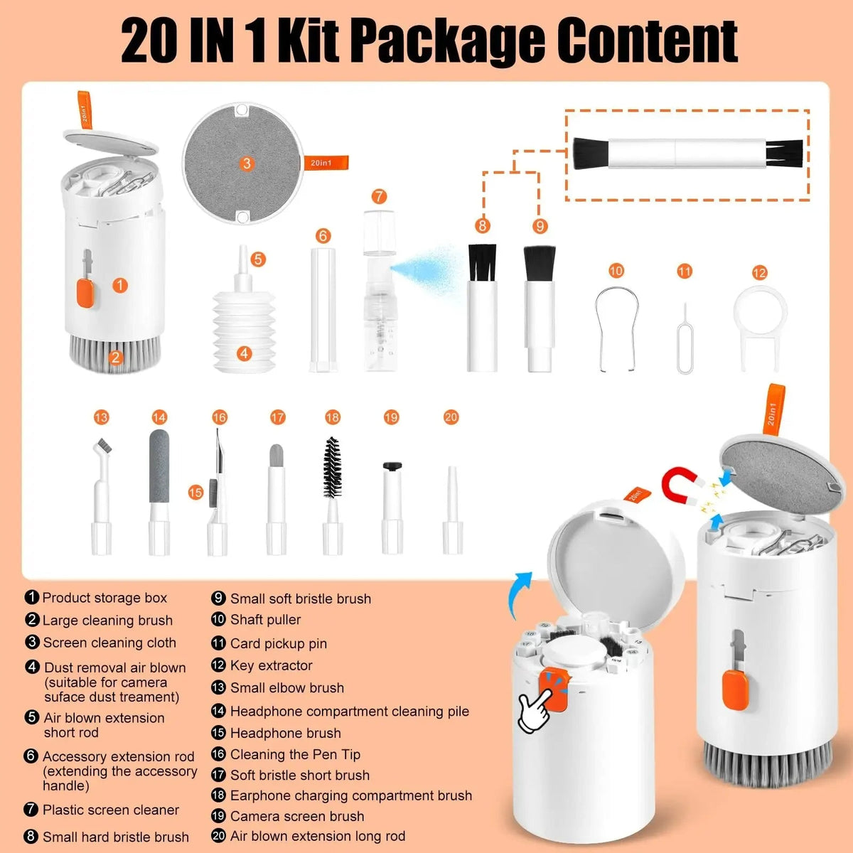 20 in 1 Electronics Cleaning Kit