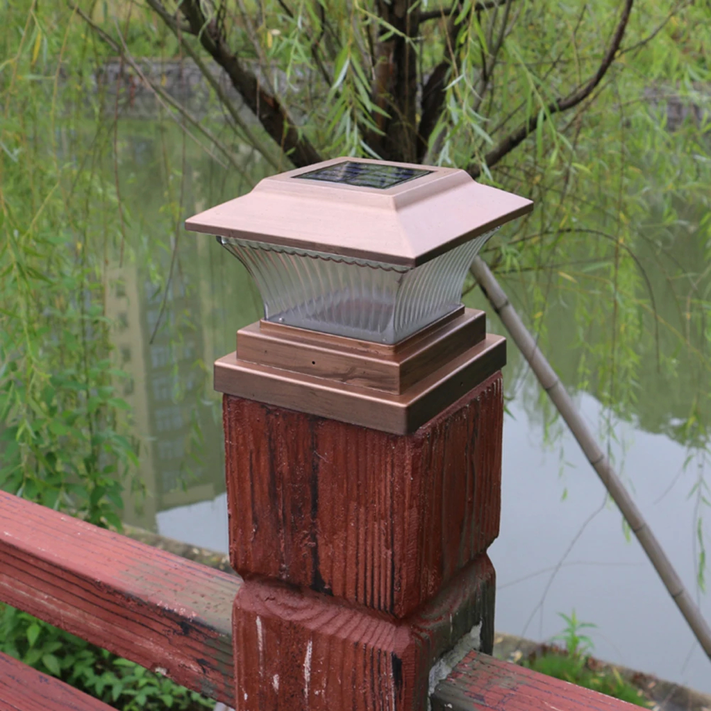 Bronze Solar Post-Cap Light