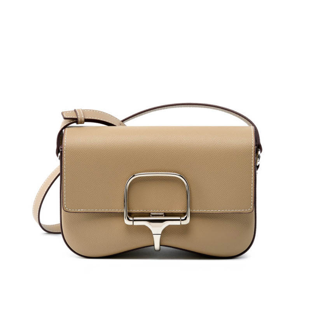 Silver-Buckle Saddle Bag