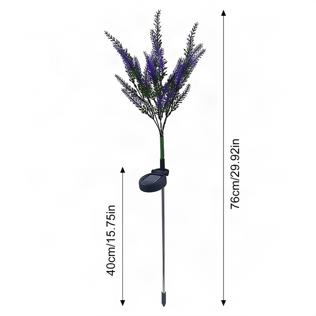 Solar Lavender Garden Light