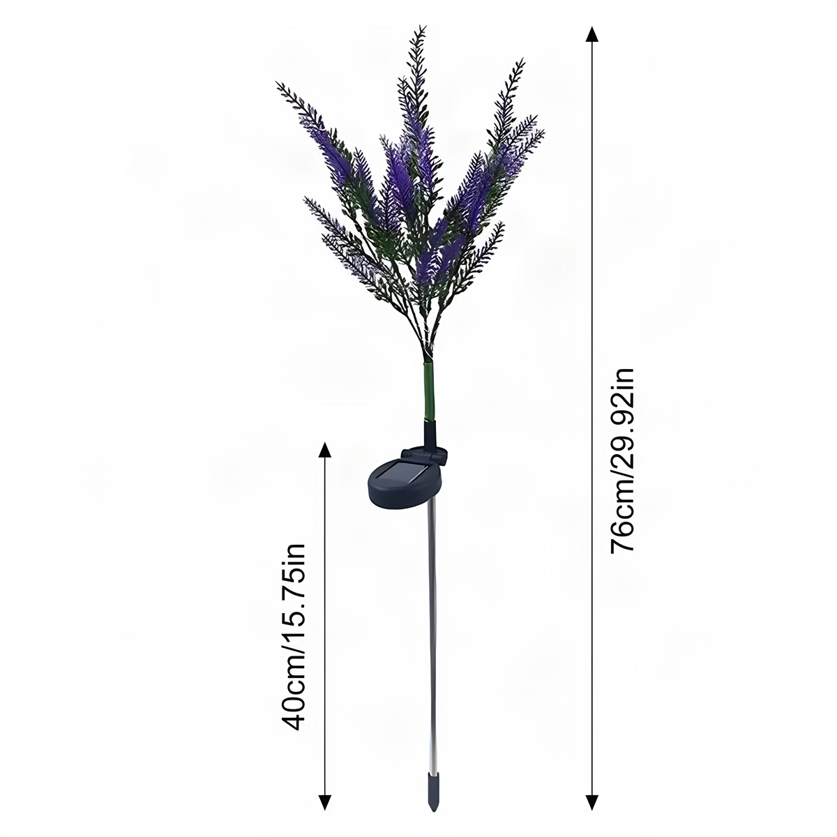 Solar Lavender Garden Light