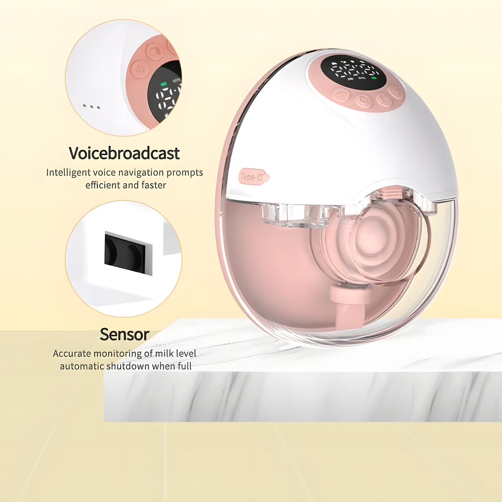 Hands-Free Wearable Electric Breast Pump