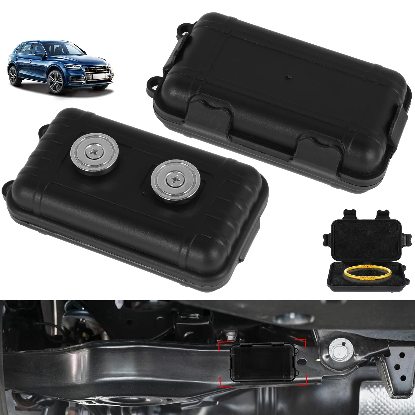 Magnetischer Schlüsselhalter für die Unterseite des Autos