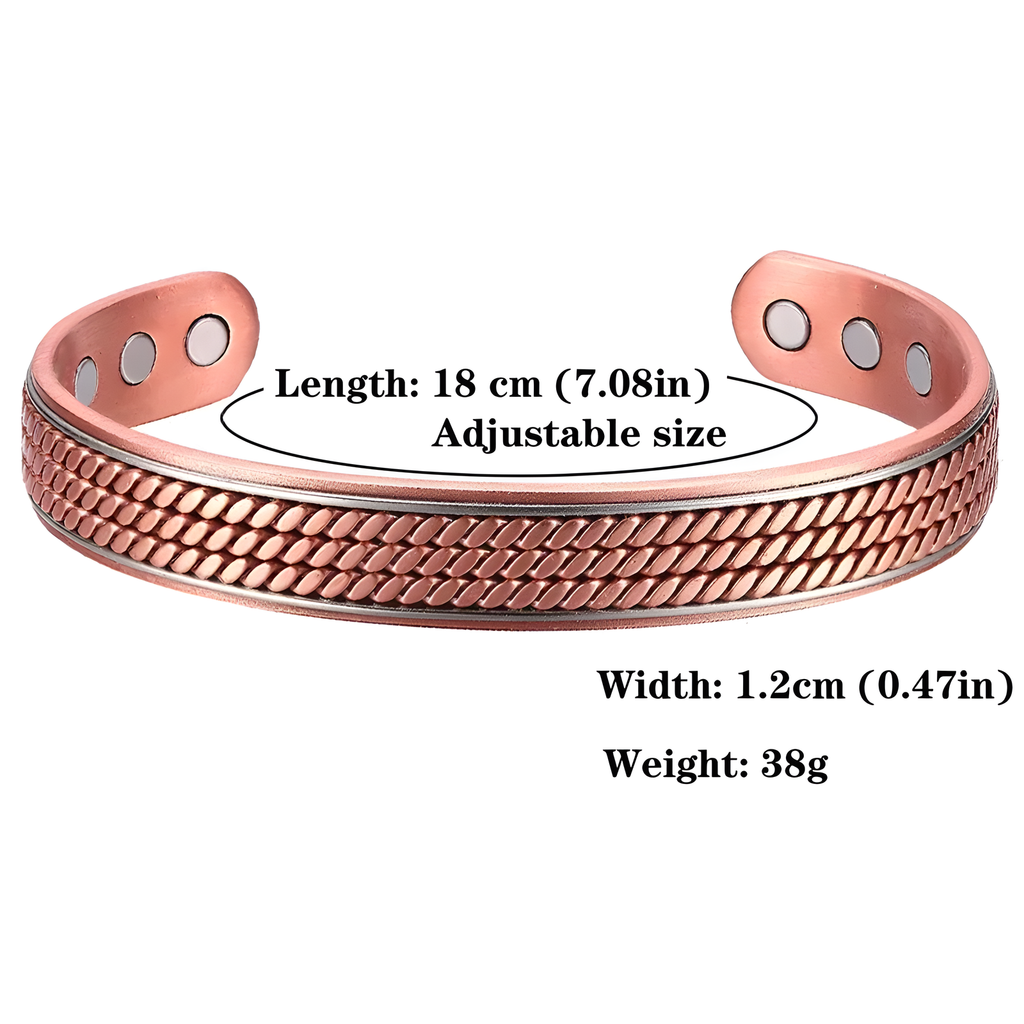 Copper Ring and Bracelet Set
