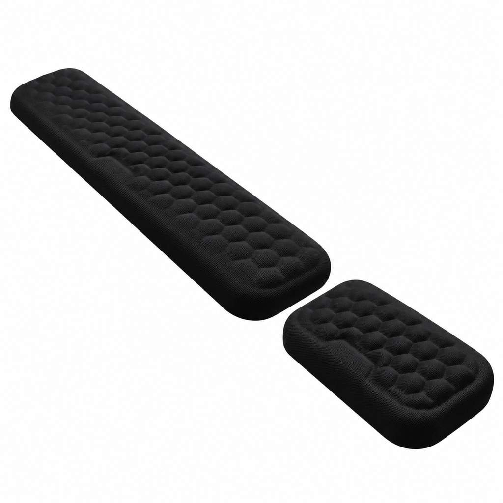 Memory Foam Keyboard and Mouse Wrist Rests
